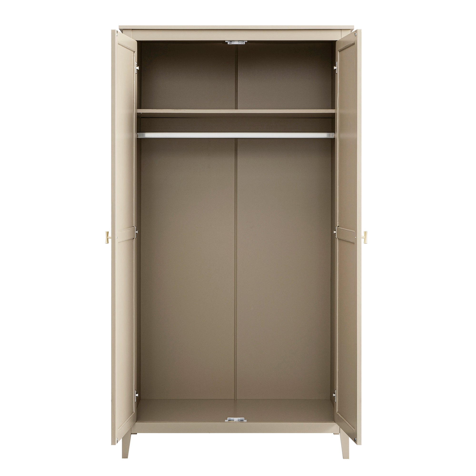 Oakham Double Wardrobe, Deep Greige