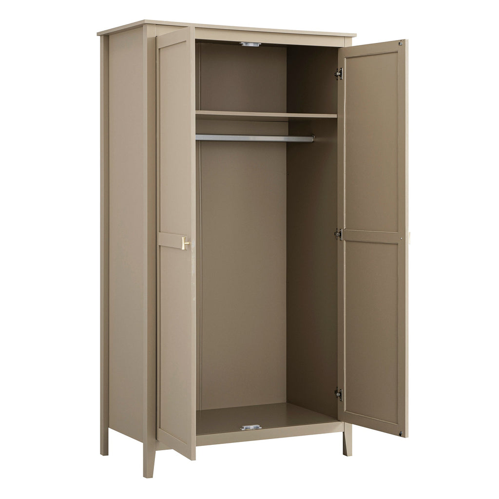 Oakham Double Wardrobe, Deep Greige