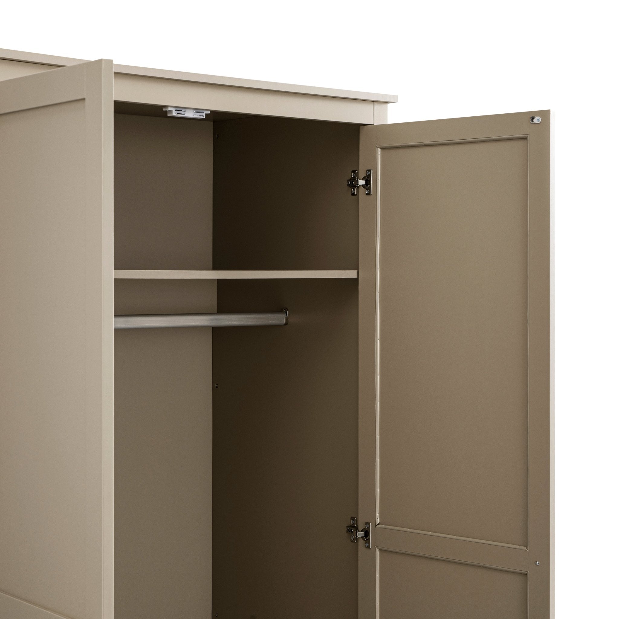 Oakham Double Wardrobe, Deep Greige
