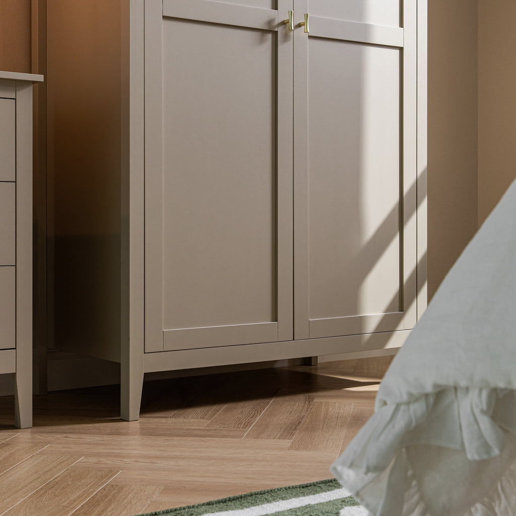 Oakham Double Wardrobe, Deep Greige
