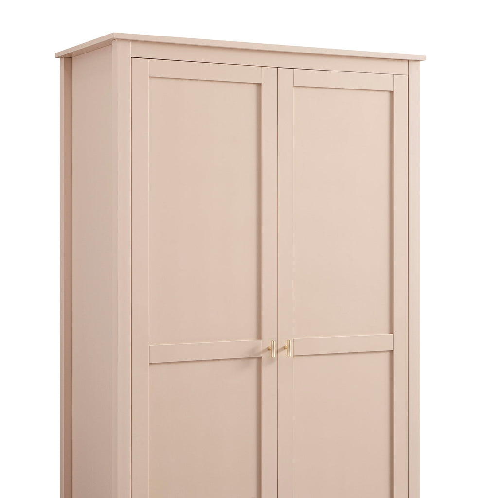 Oakham Double Wardrobe, Nude Pink
