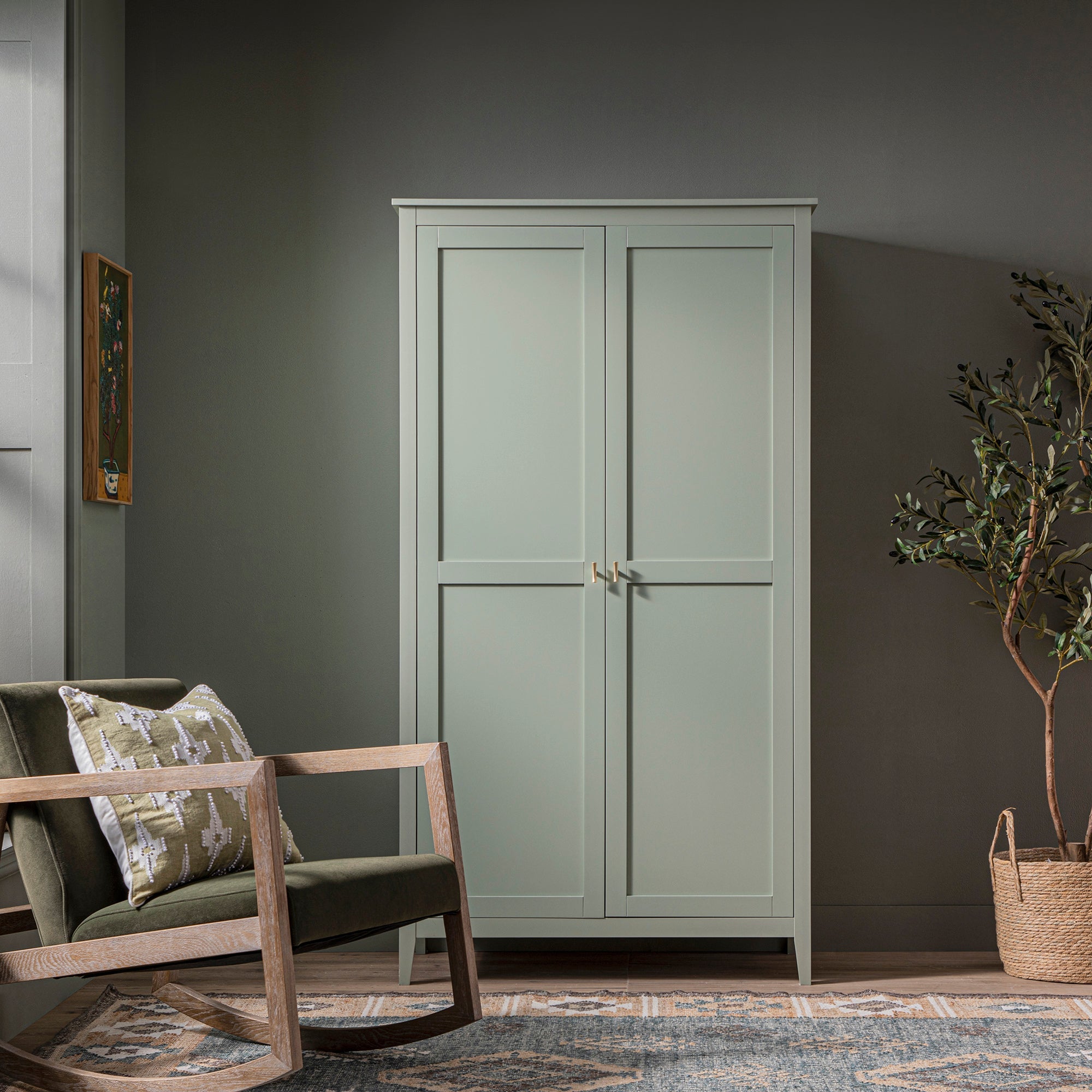 Oakham Double Wardrobe, Desert Sage