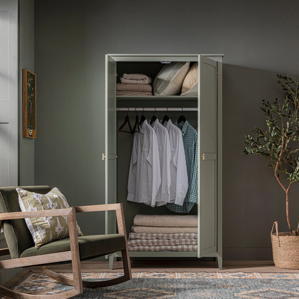 Oakham Double Wardrobe, Desert Sage