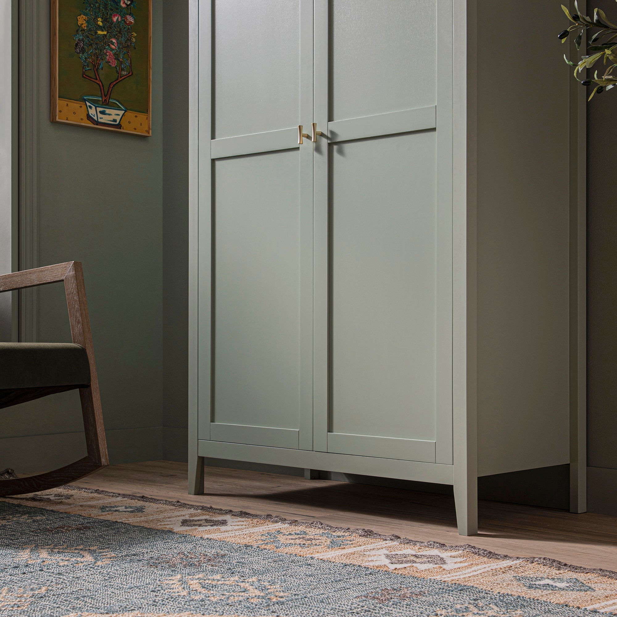Oakham Double Wardrobe, Desert Sage