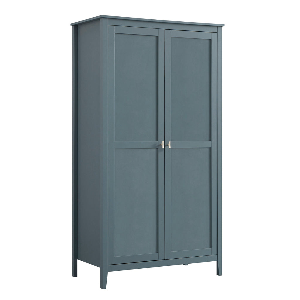 Oakham Double Wardrobe, Stormy Blue
