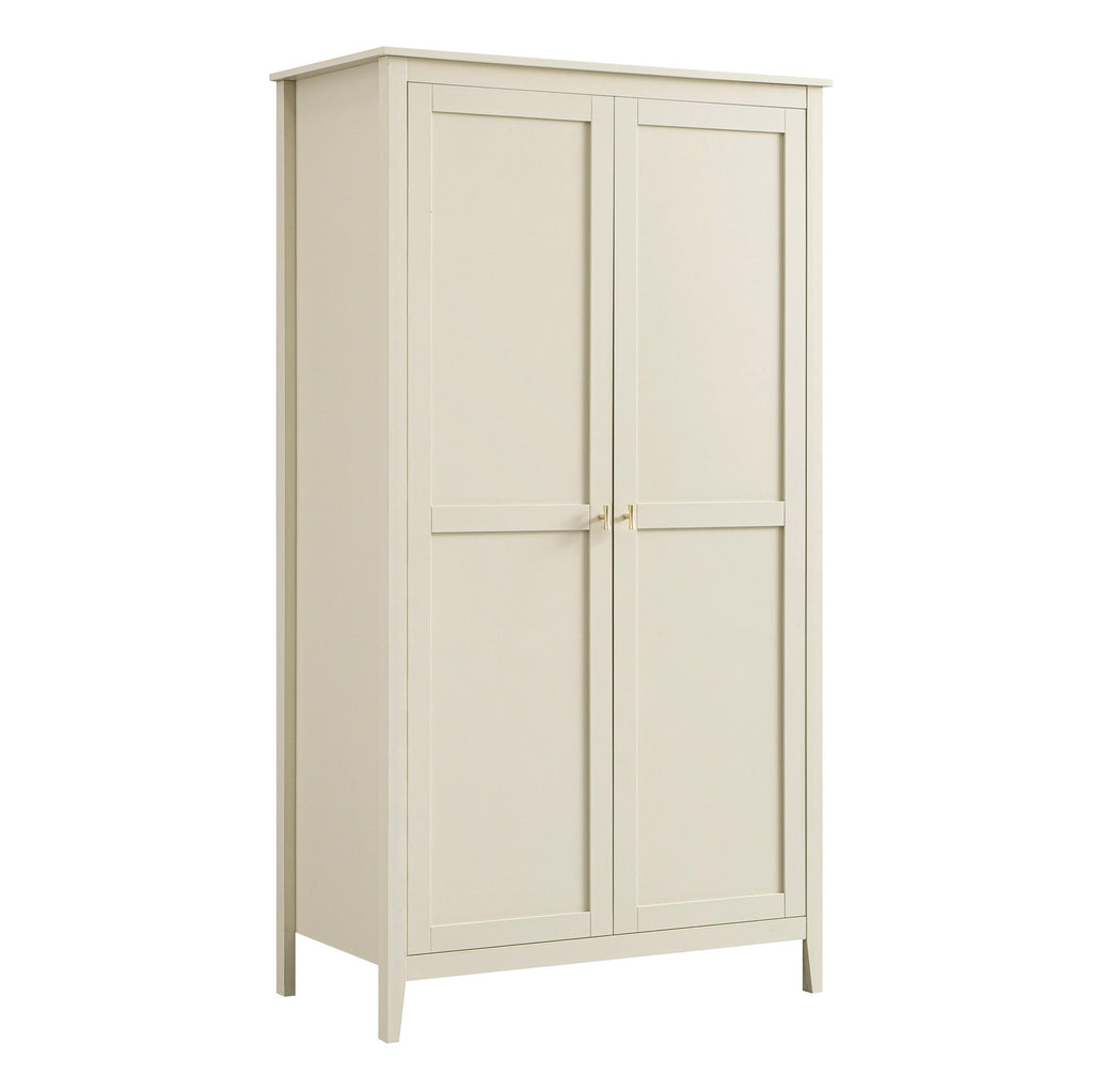 Oakham Double Wardrobe, Shaded White