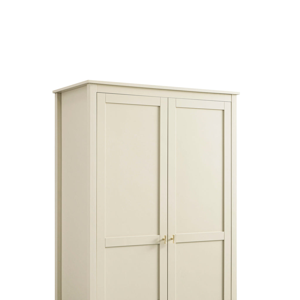 Oakham Double Wardrobe, Shaded White