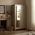 Oakham Mirrored Double Wardrobe, Deep Greige