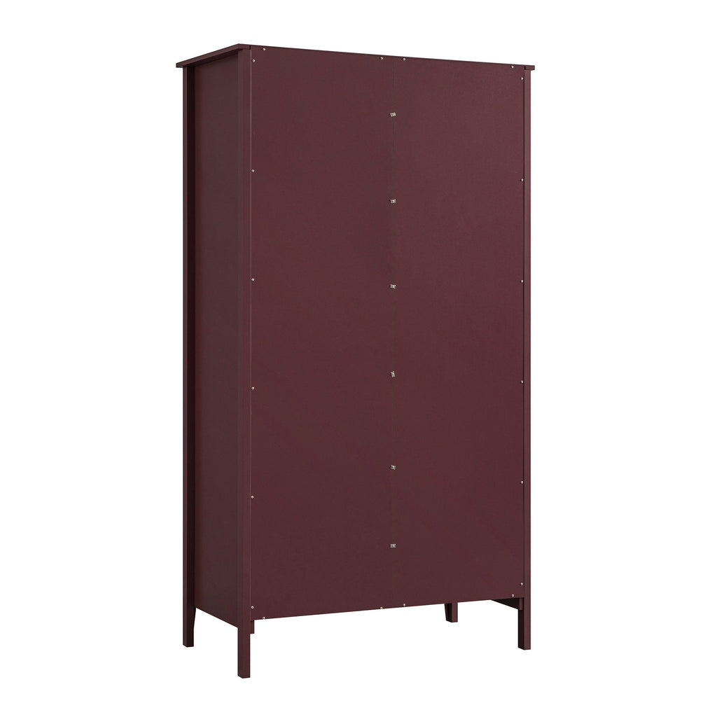 Oakham Mirrored Double Wardrobe, Wild Cherry