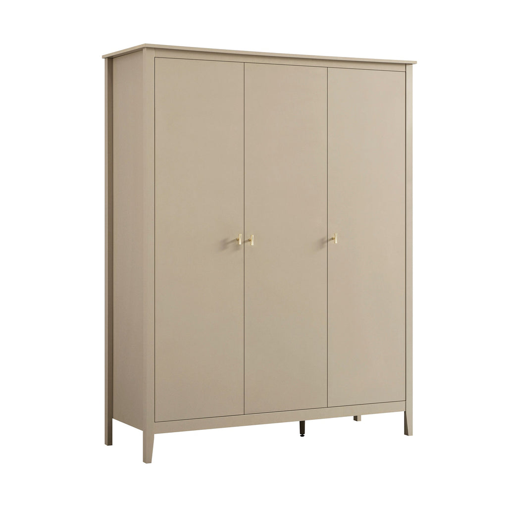 Oakham Triple Wardrobe, Deep Greige