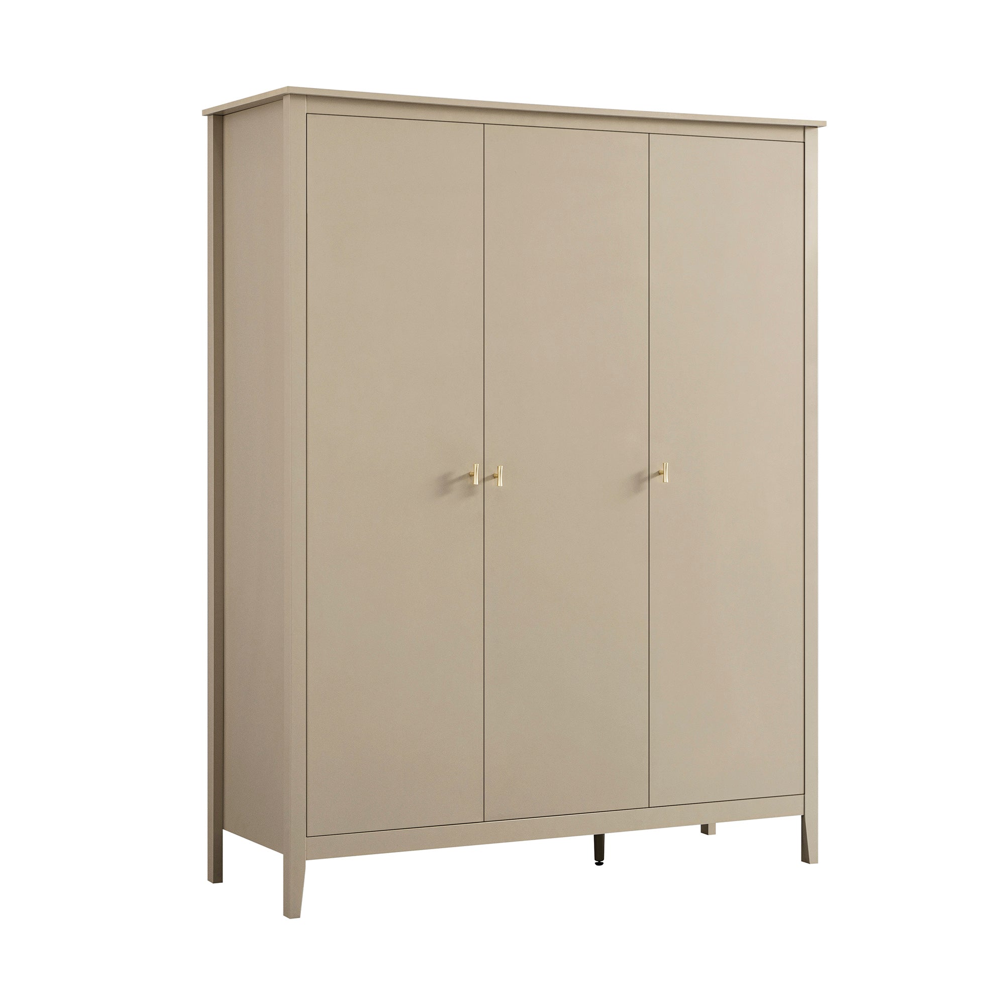 Oakham Triple Wardrobe, Deep Greige