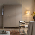 Oakham Triple Wardrobe, Deep Greige