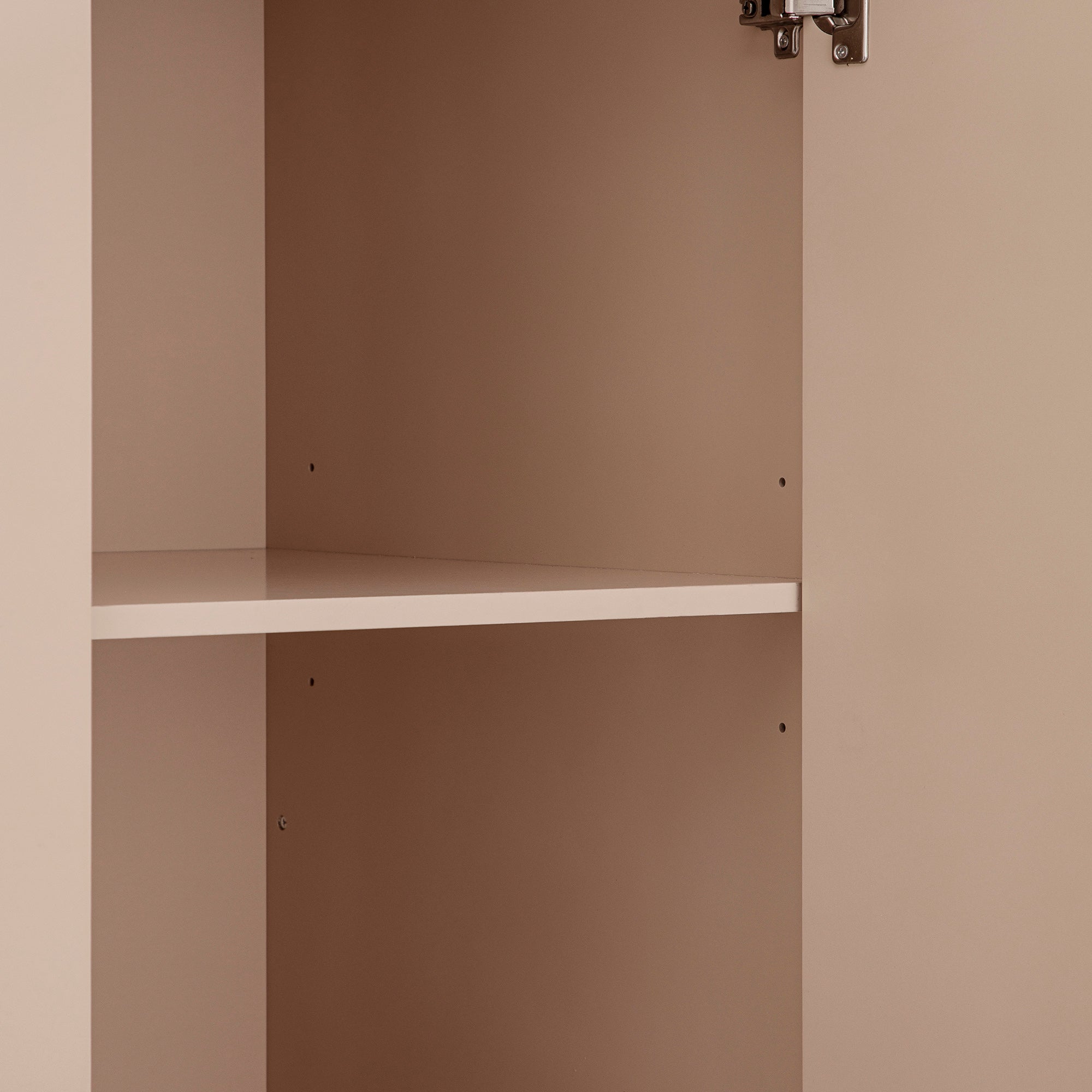 Oakham Triple Wardrobe, Nude Pink