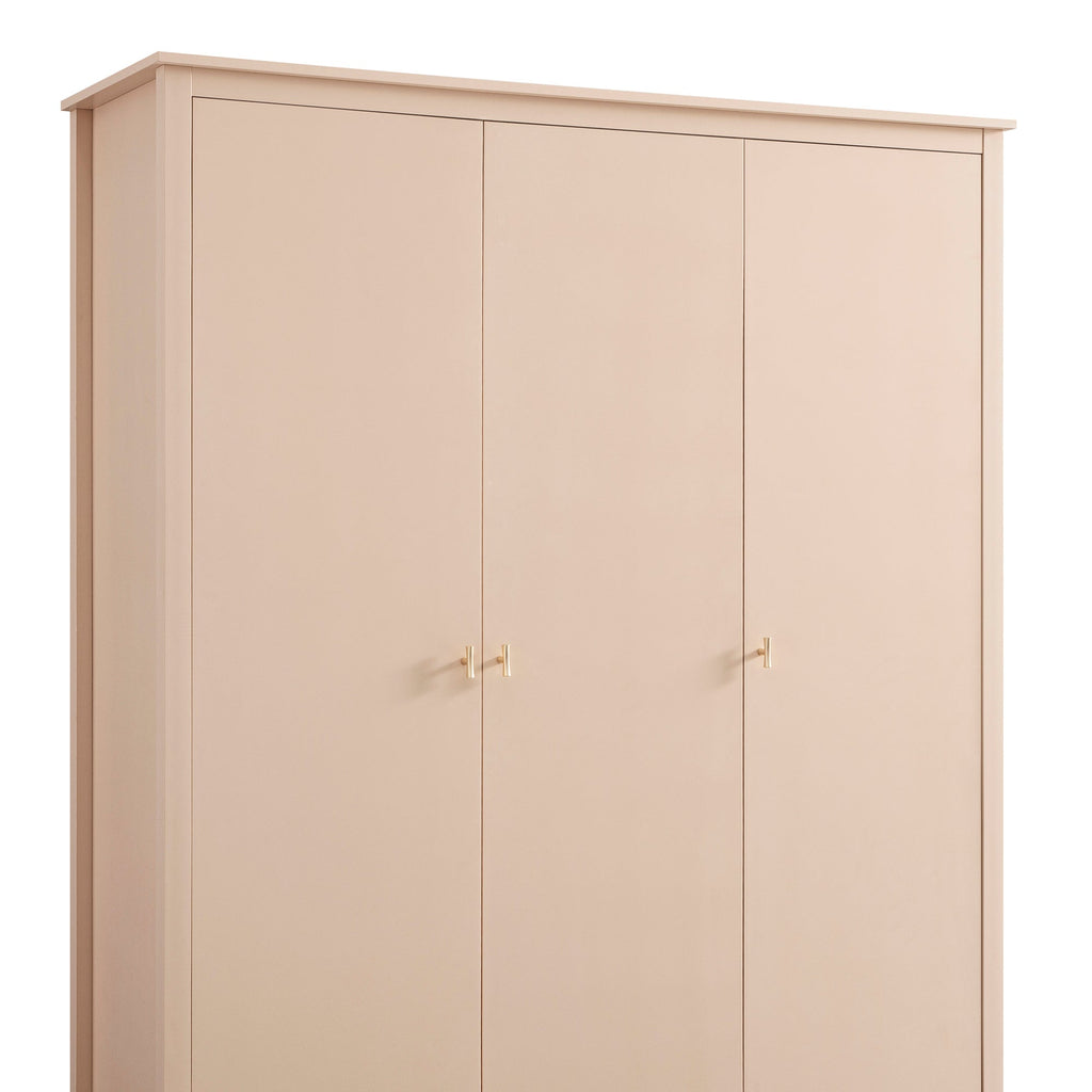 Oakham Triple Wardrobe, Nude Pink