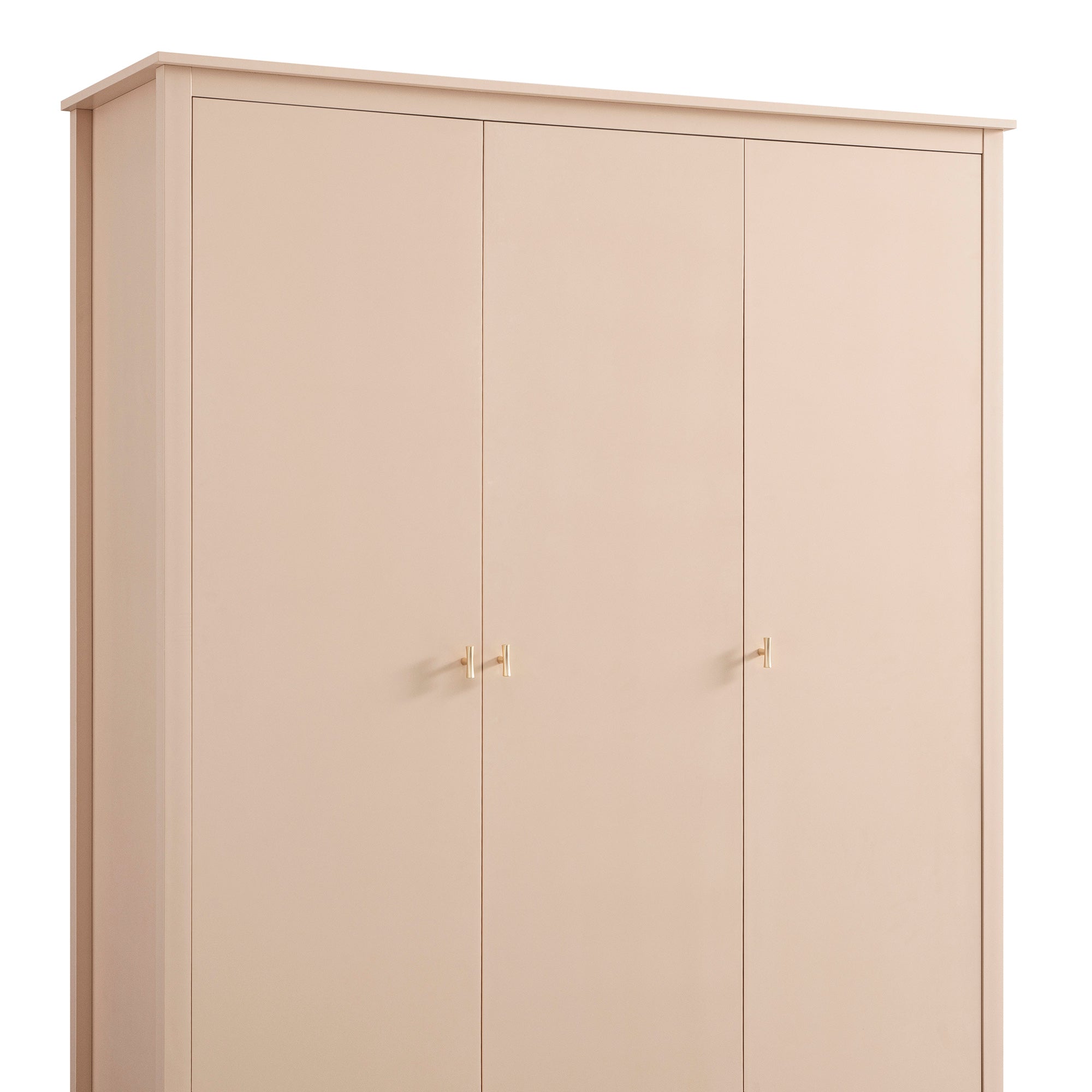 Oakham Triple Wardrobe, Nude Pink