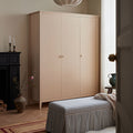 Oakham Triple Wardrobe, Nude Pink