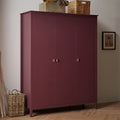 Oakham Triple Wardrobe, Wild Cherry
