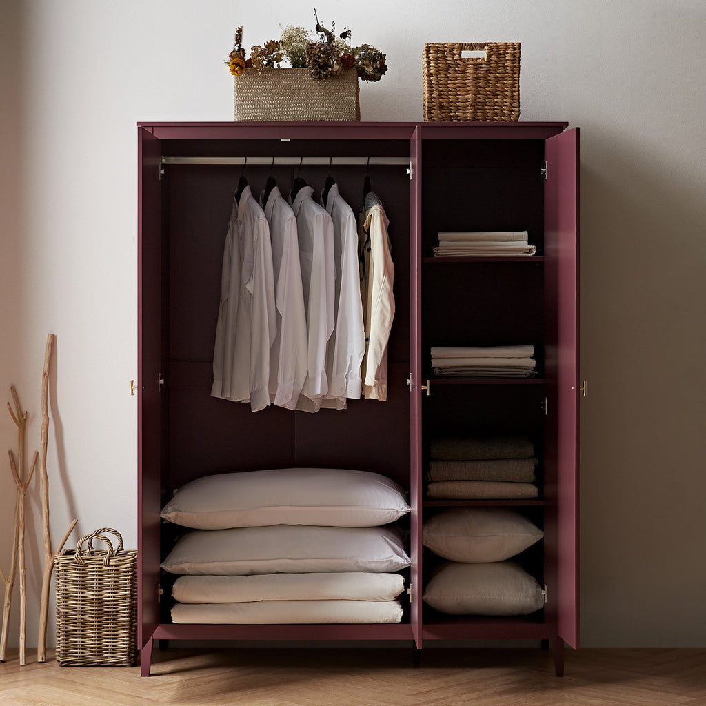 Oakham Triple Wardrobe, Wild Cherry