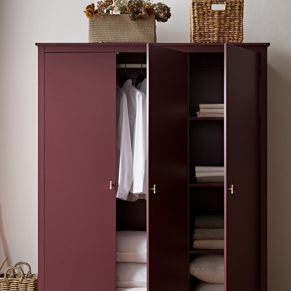 Oakham Triple Wardrobe, Wild Cherry