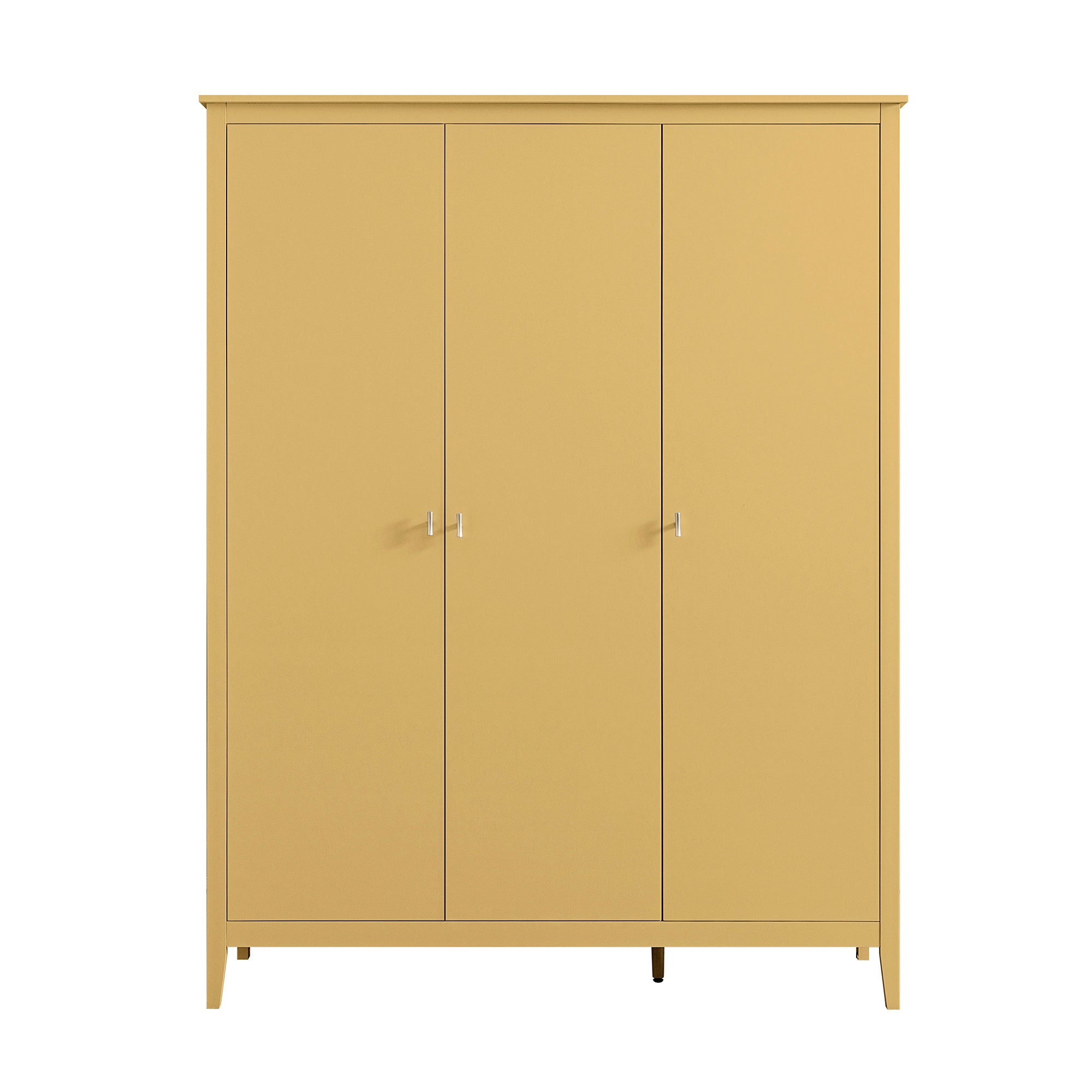 Oakham Triple Wardrobe, Rattan Yellow