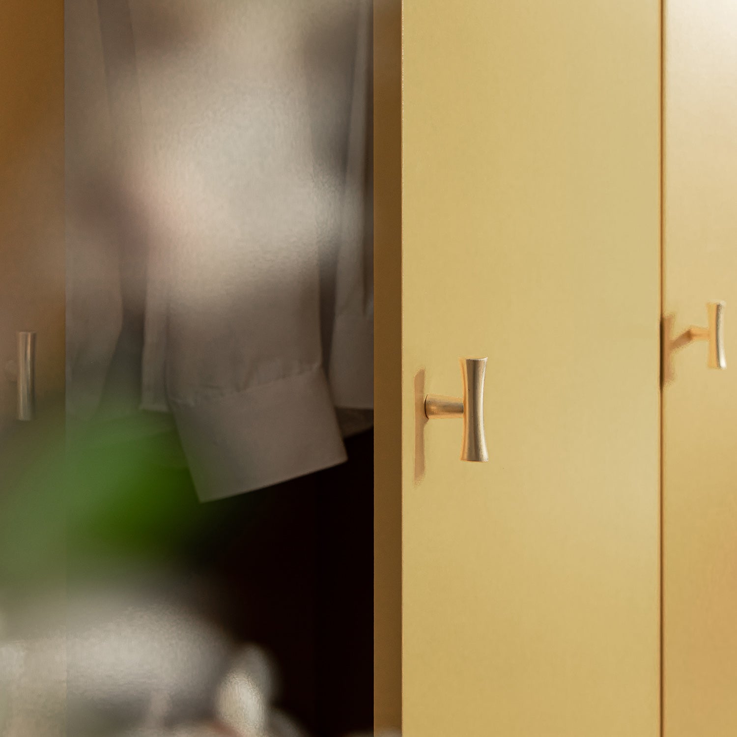 Oakham Triple Wardrobe, Rattan Yellow