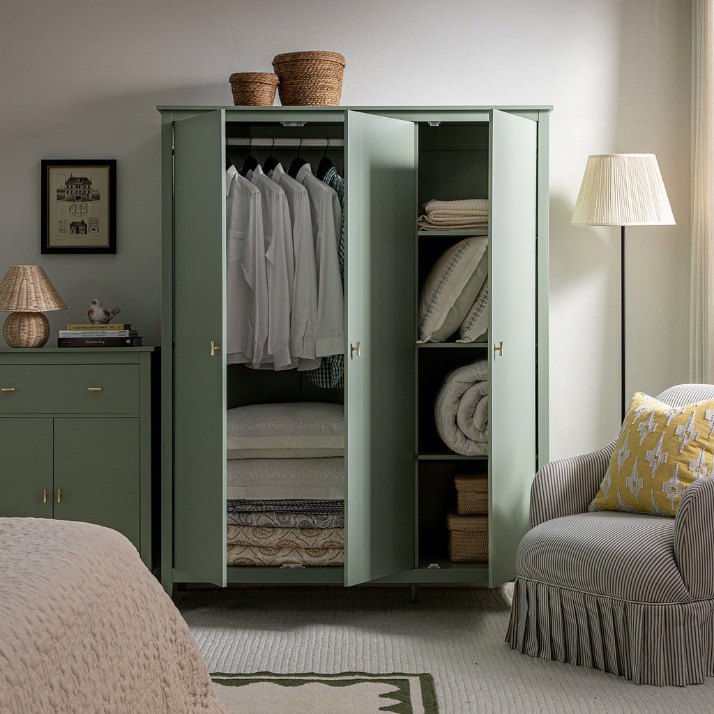 Oakham Triple Wardrobe, Desert Sage
