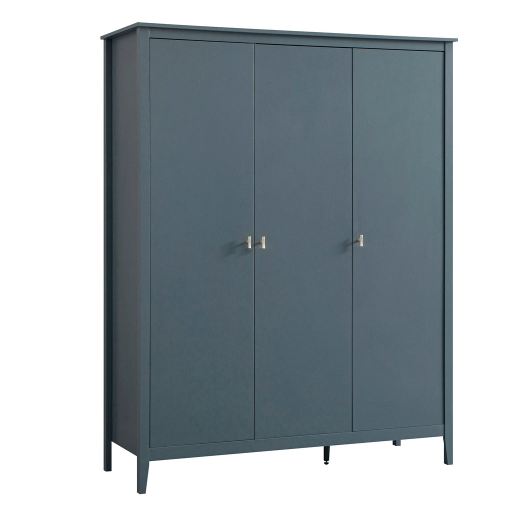 Oakham Triple Wardrobe, Stormy Blue