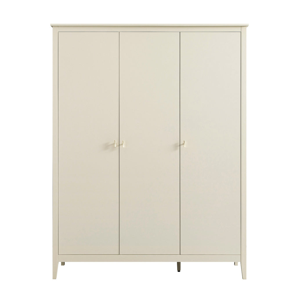 Oakham Triple Wardrobe, Shaded White