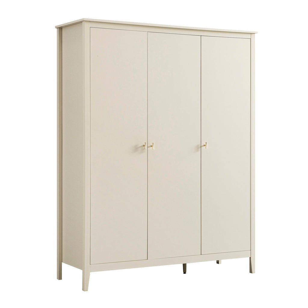 Oakham Triple Wardrobe, Shaded White