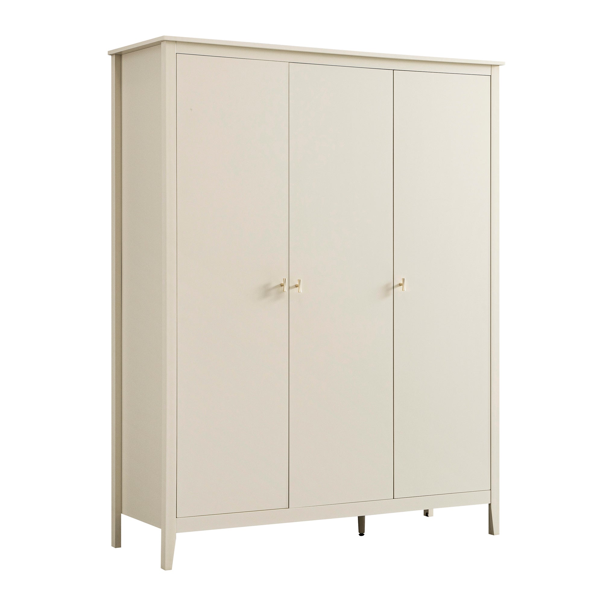 Oakham Triple Wardrobe, Shaded White