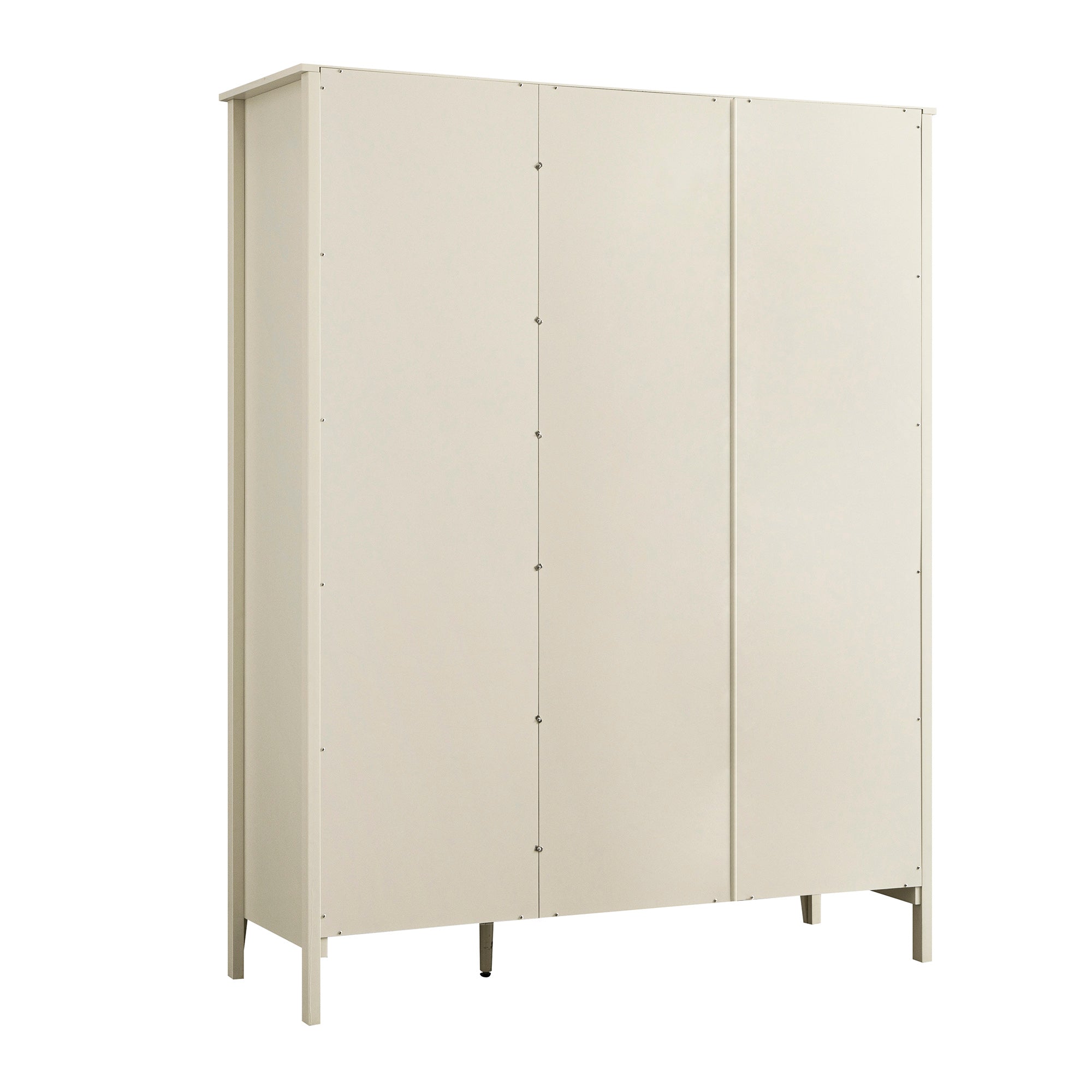 Oakham Triple Wardrobe, Shaded White