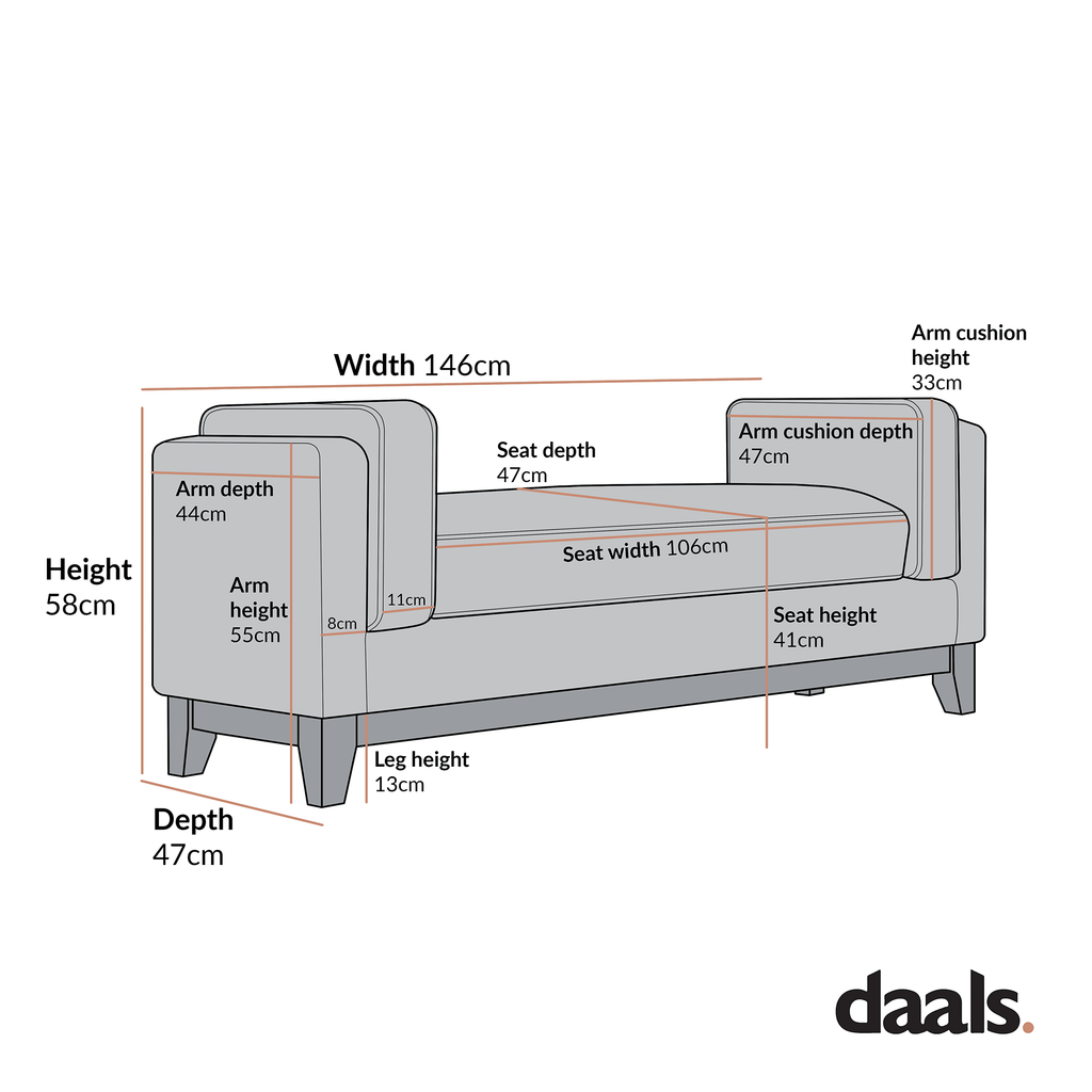 Dipley Sage Woven Fabric Upholstered Bench