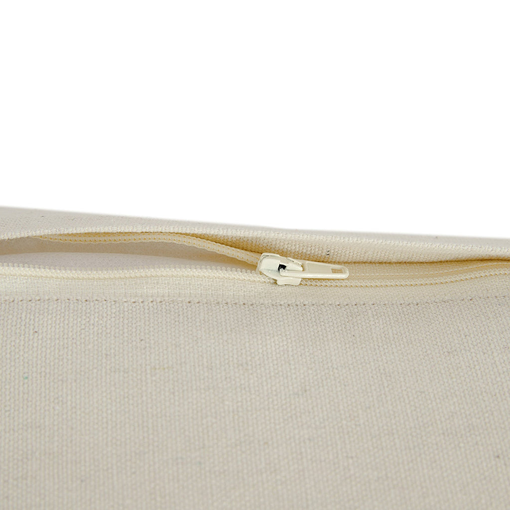 Jasmina Cream Floral Embroidered Linen Blend Tassel Cushion