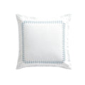 Milano Air Force Blue Knot Embroidered Cotton Cushion