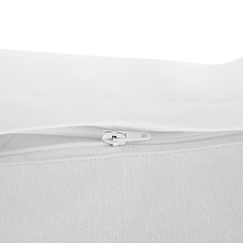 Milano Glacier Grey Knot Embroidered Cotton Cushion