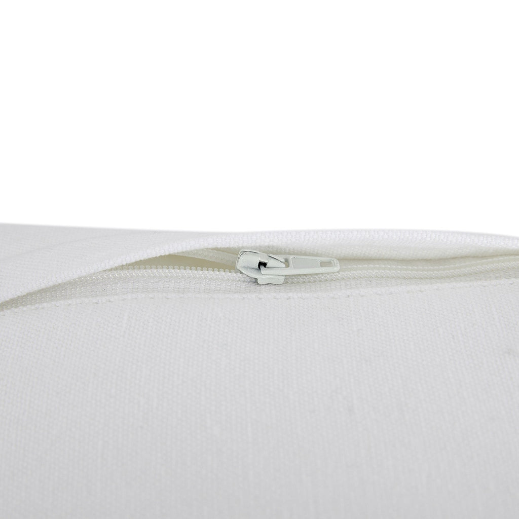 Paloma Burnt Terracotta Orange & Blue Floral Embroidered Cotton Cushion