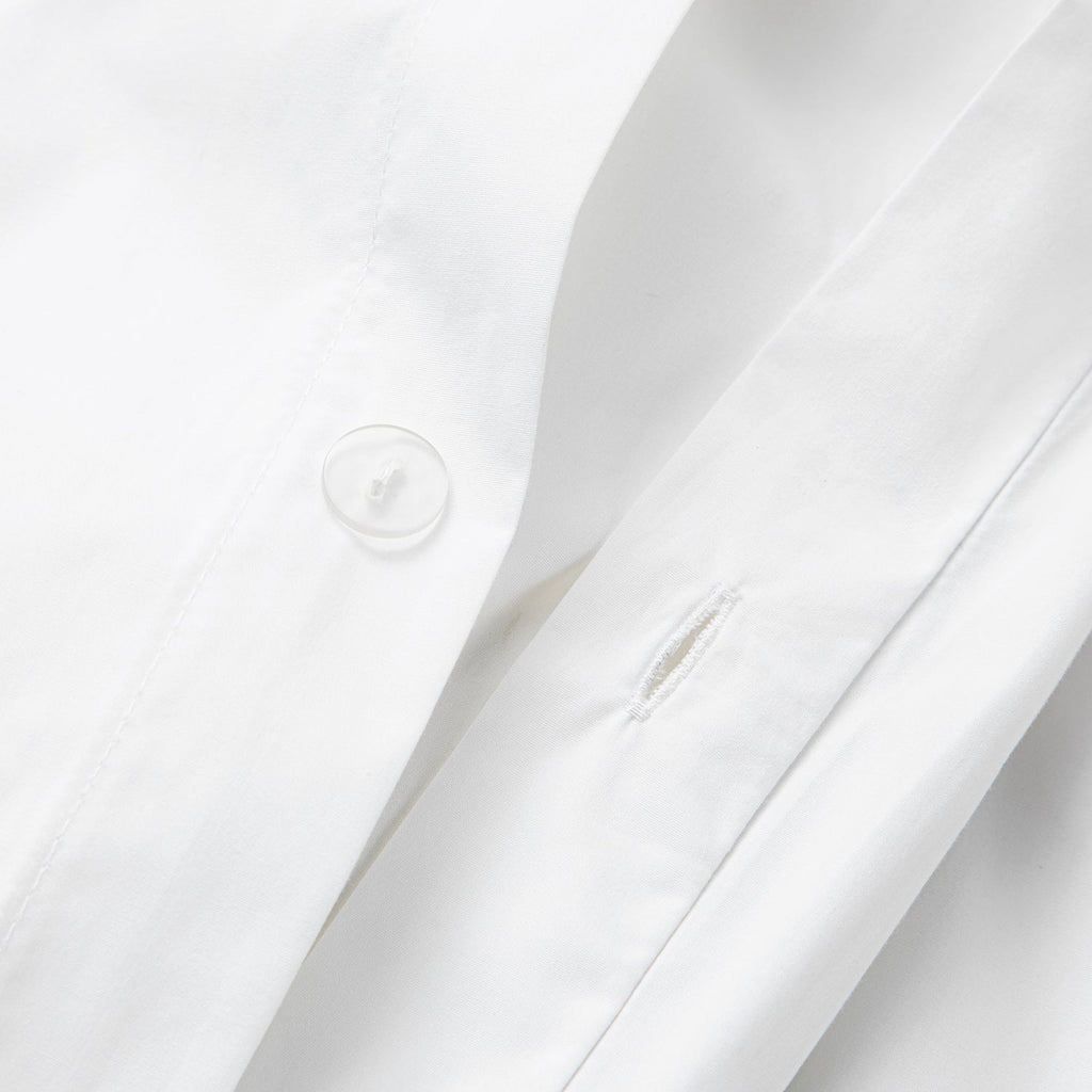 Margot Pistachio Green Embroidered Scallop 300 Thread Count Cotton Percale Duvet Set