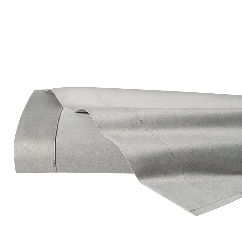Hotel Collection 600 Thread Count Cotton Sateen Flat Sheet - Grey