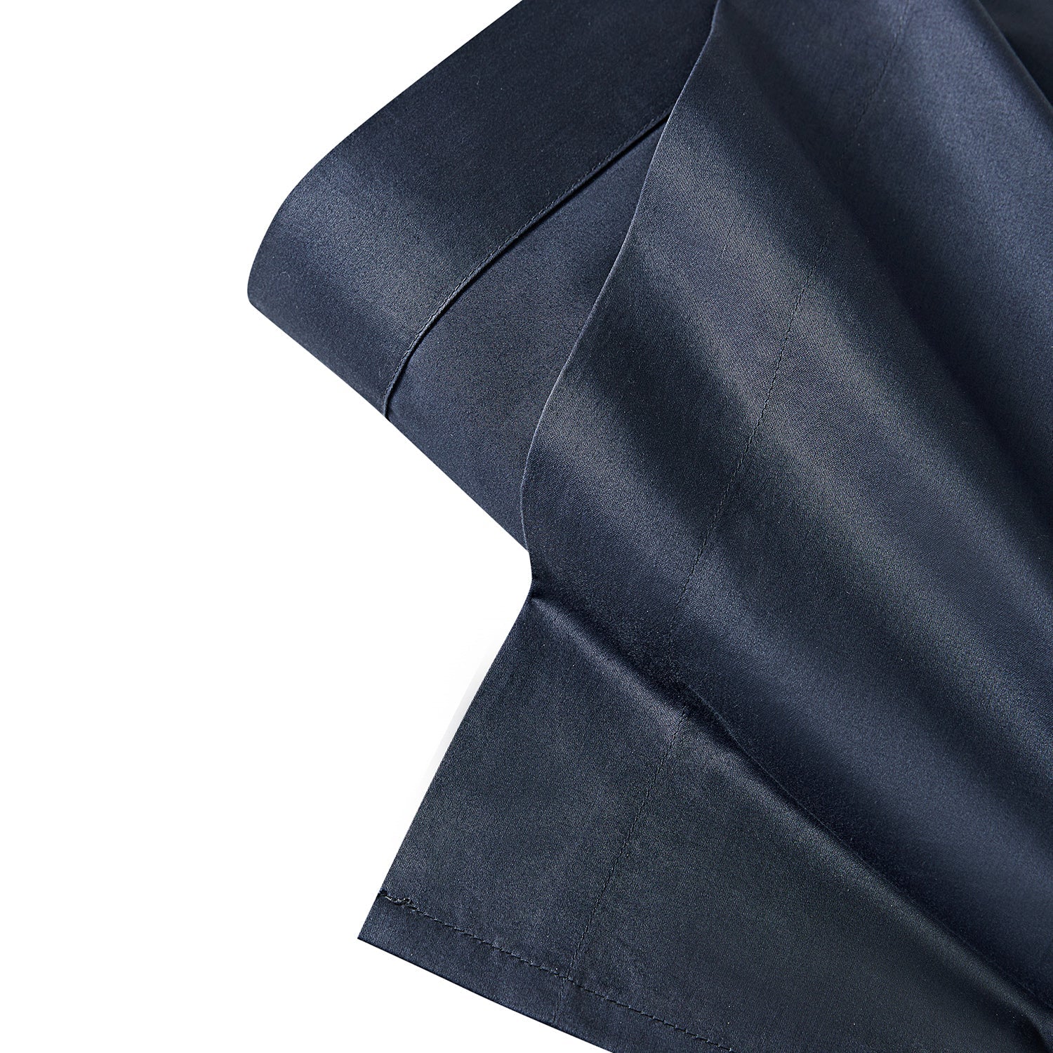 Hotel Collection 600 Thread Count Cotton Sateen Flat Sheet - Navy