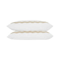 Lucinda Natural Wave 300 Thread Count Cotton Percale Regular Pillowcases - Pair