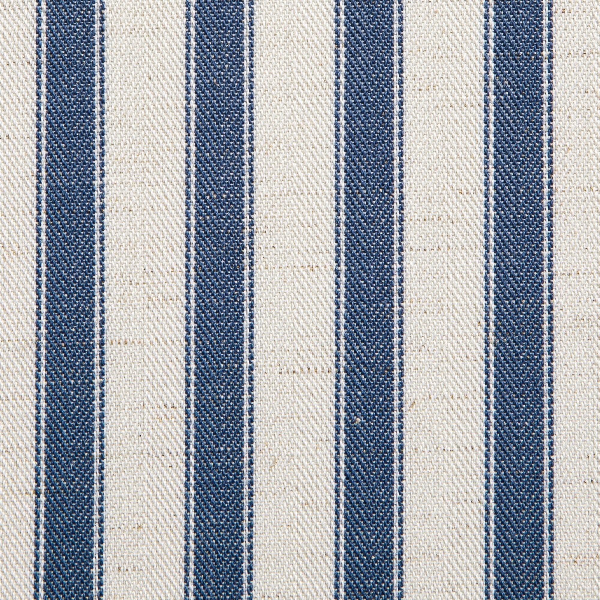 Chilworth Upholstered Ottoman Storage Bed, Blue Stripe Linen Blend