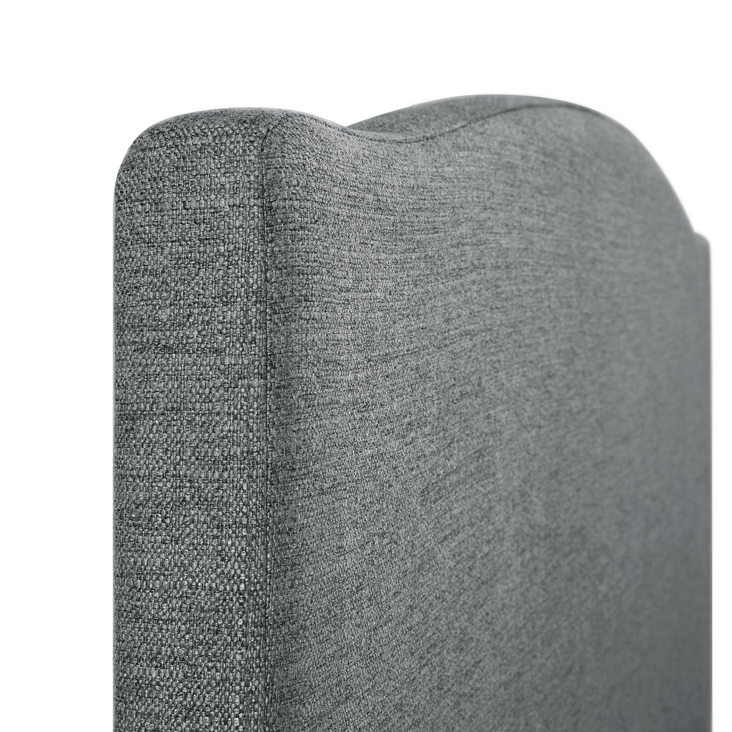 Chilworth Upholstered Ottoman Storage Bed, Dark Grey Weave Fabric