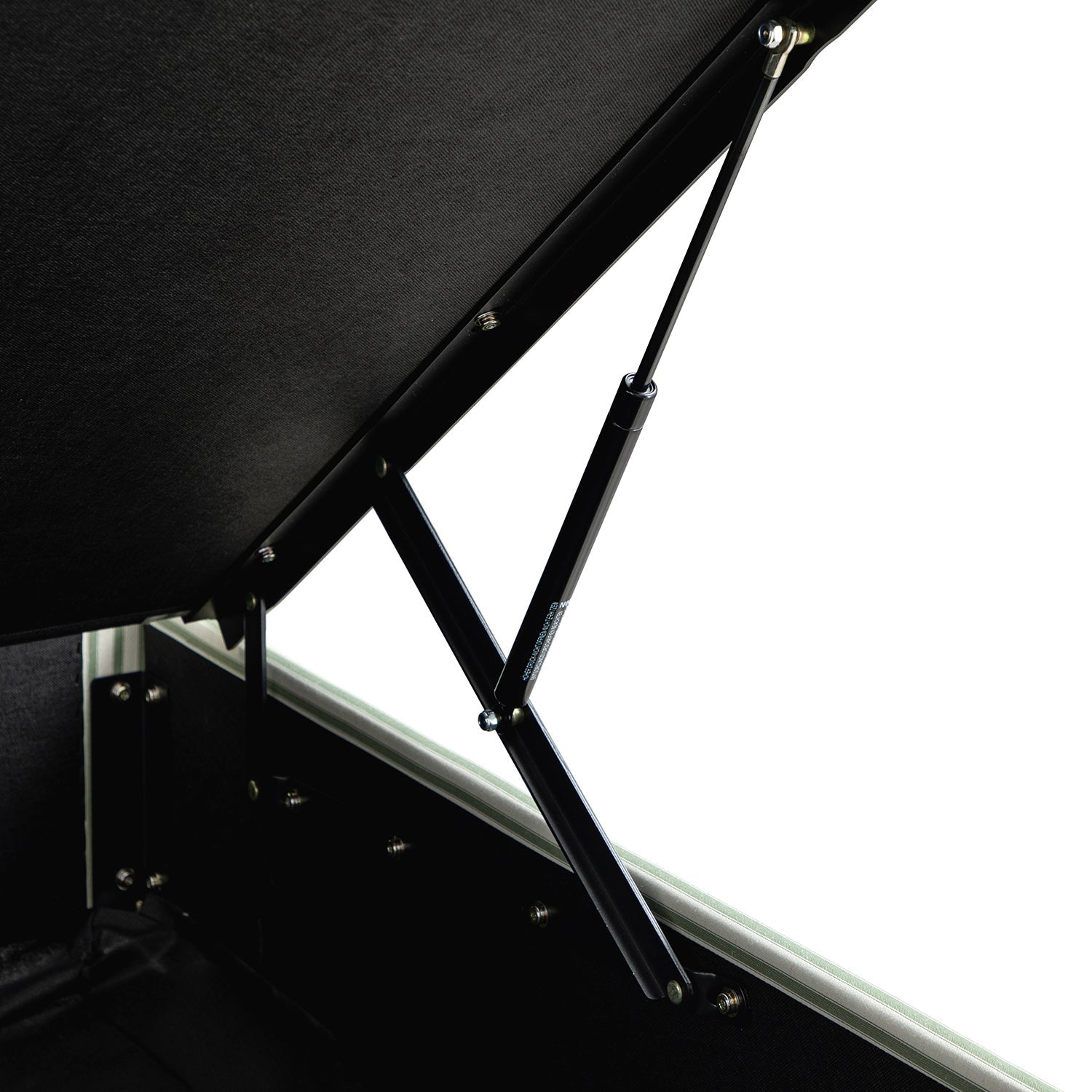 Chilworth Upholstered Ottoman Storage Bed, Green Stripe Linen Blend