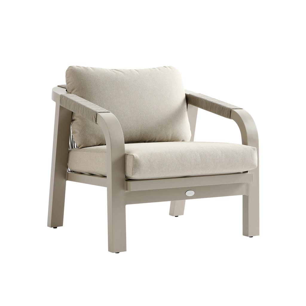 Manresa Rope 5-Seater Sofa Set, Taupe and Beige