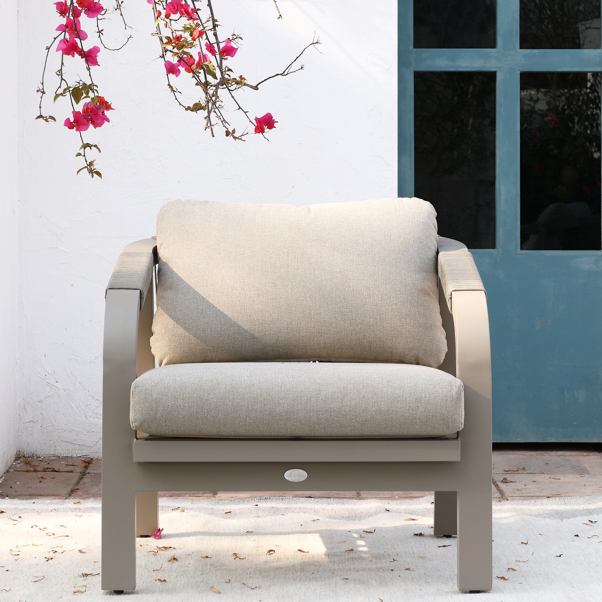 Manresa Rope 5-Seater Sofa Set, Taupe and Beige