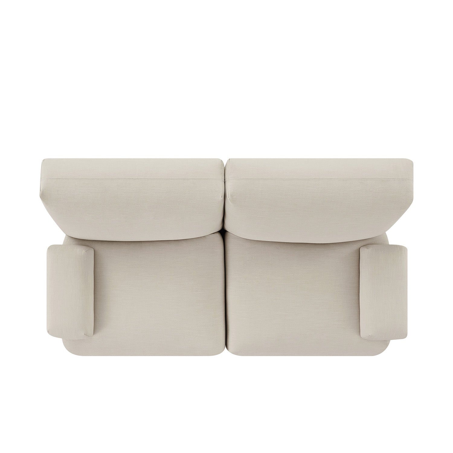 Carlyle Beige Cotton Blend Modular Sofa, 2-Piece