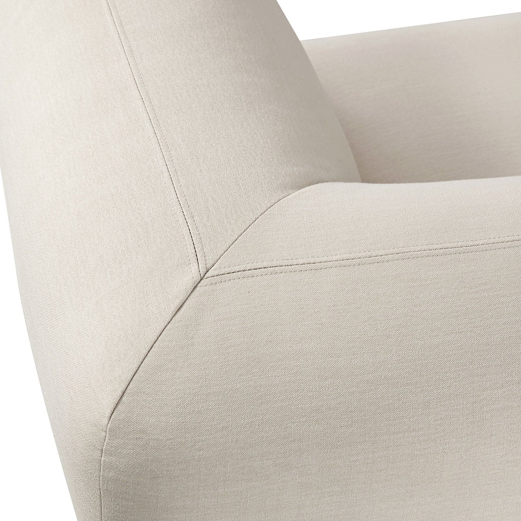 Carlyle Beige Cotton Blend Modular Sofa, Corner Seat