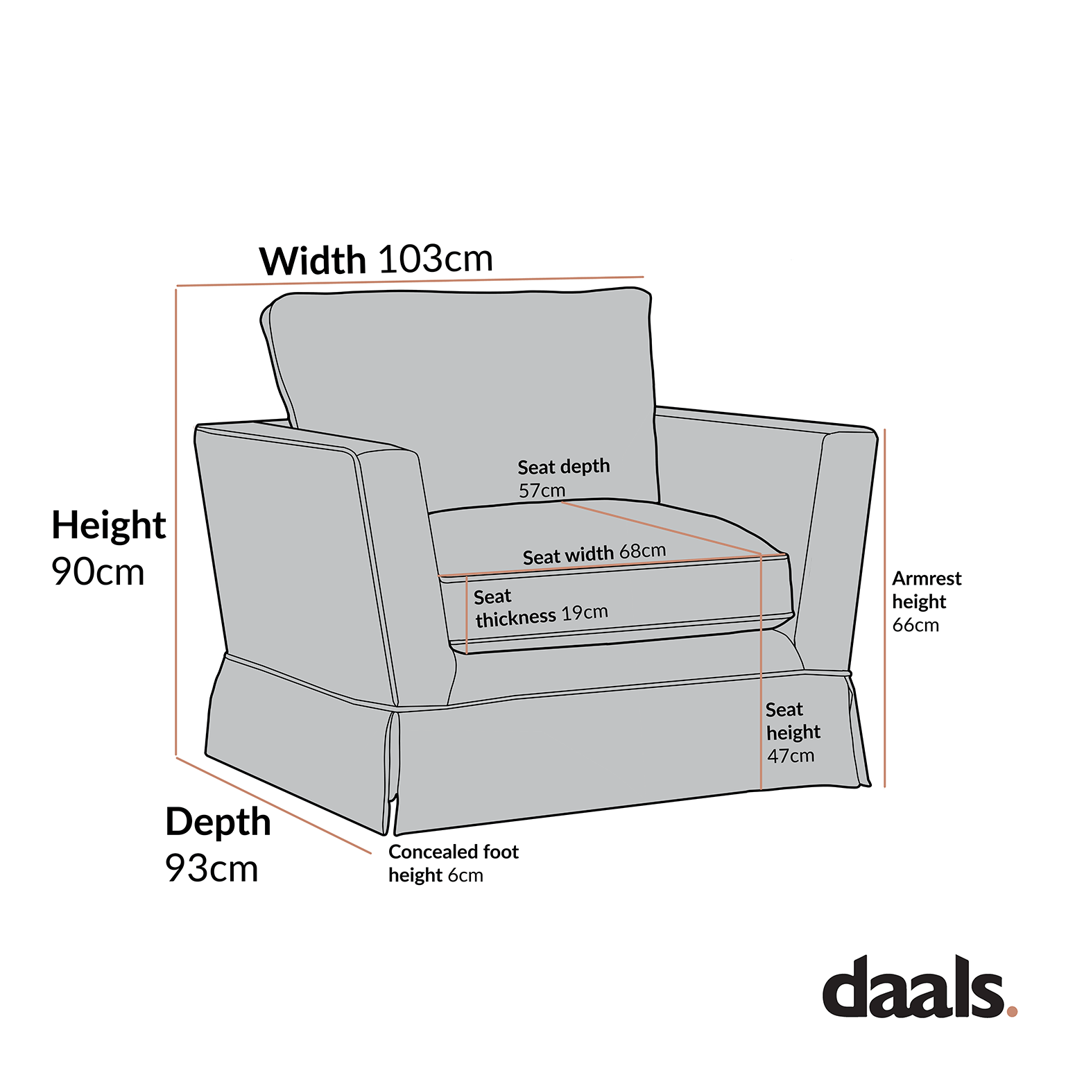 Fitz Skirted Armchair, Sage Striped Linen Blend