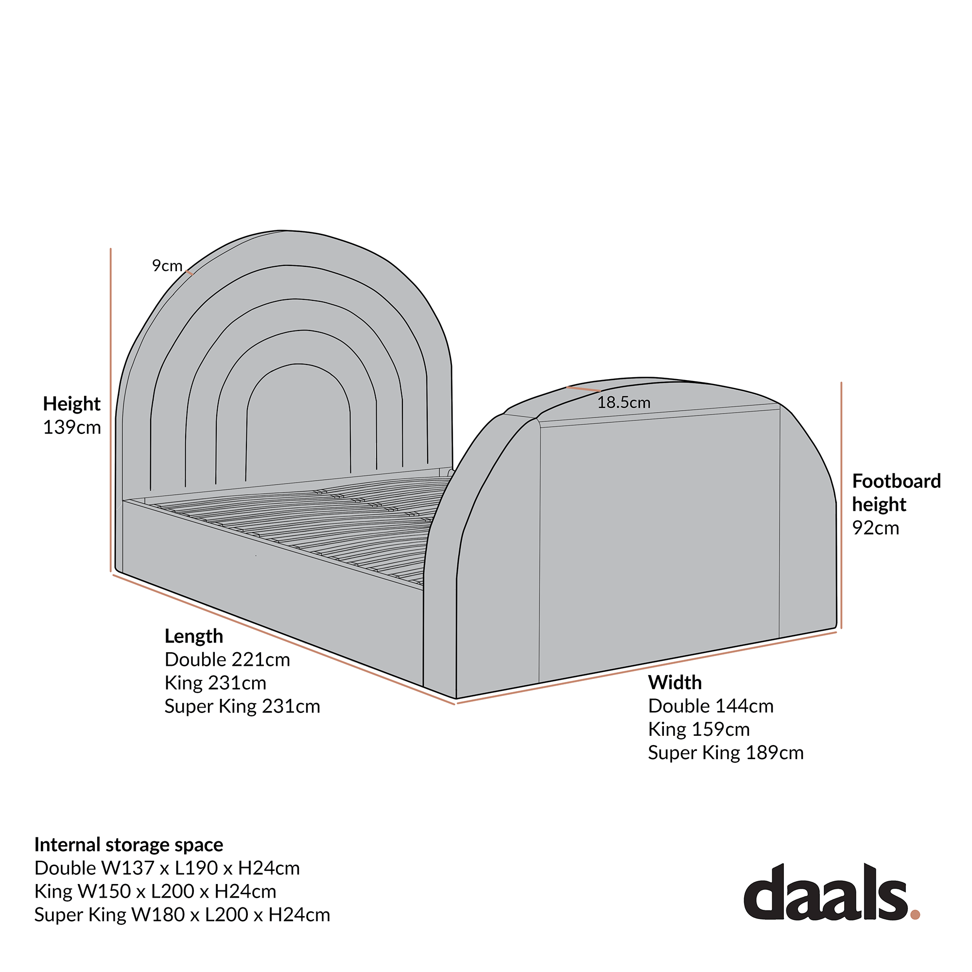 Archer Moss Green Velvet Ottoman TV Bed