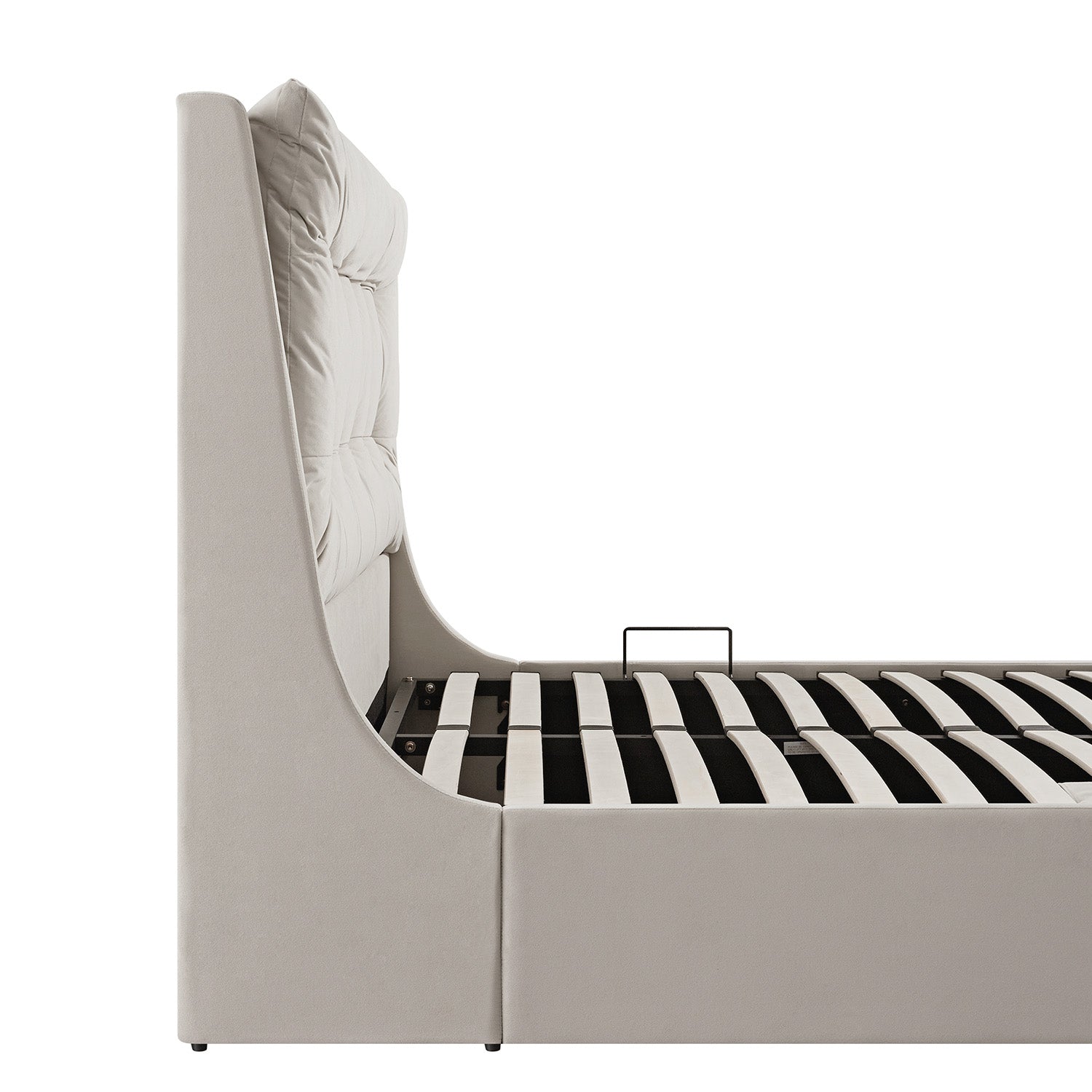 Hadley Champagne Velvet Ottoman TV Bed